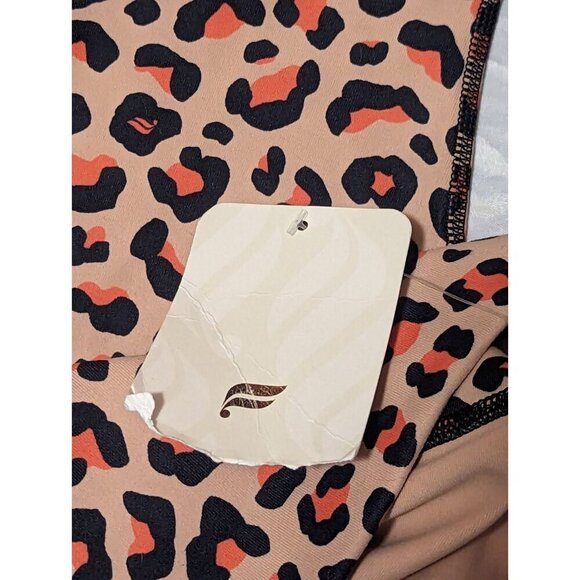 Fabletics High Waisted Printed Power hold 7/8 Animal Print Giraffe NWT Leggings - Picture 4 of 11